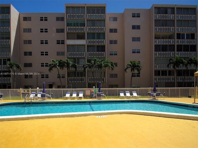 view of pool