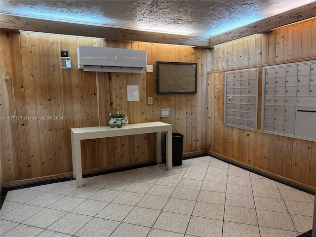 interior space featuring mail boxes