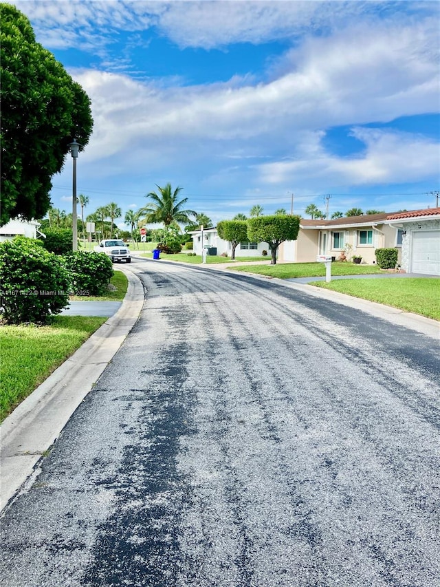 view of road