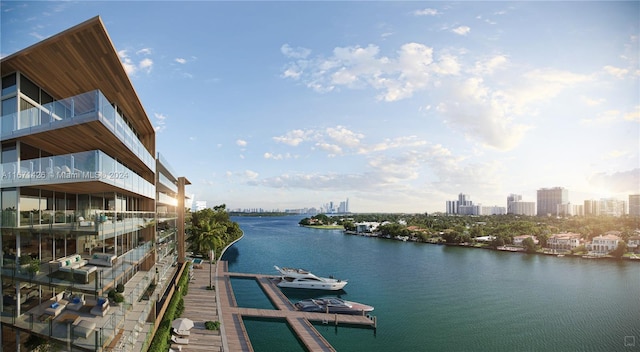 9927 E Bay Harbor Dr Unit 604, Bay Harbor Islands, FL 33154 - water view featuring nearby urban area