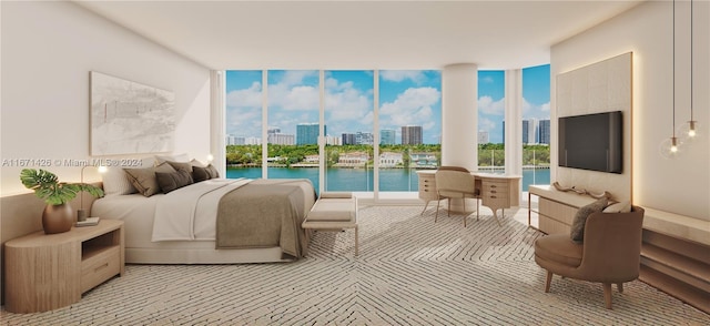 9927 E Bay Harbor Dr Unit 604, Bay Harbor Islands, FL 33154 - bedroom with floor to ceiling windows and access to exterior