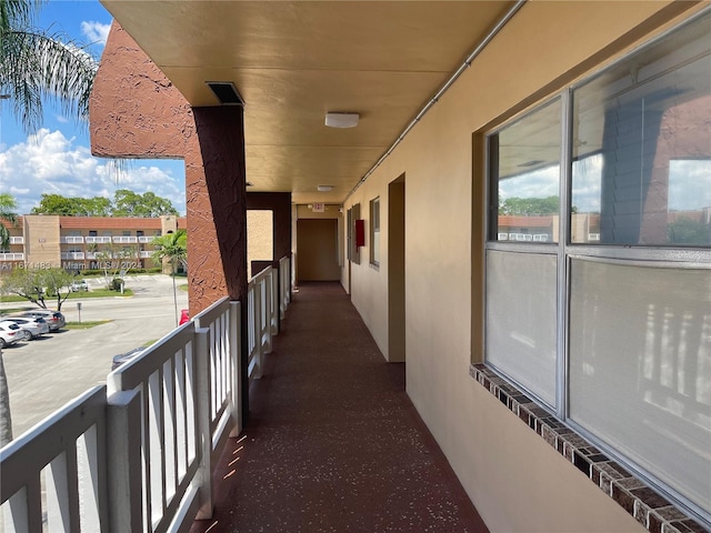 view of patio / terrace featuring a balcony