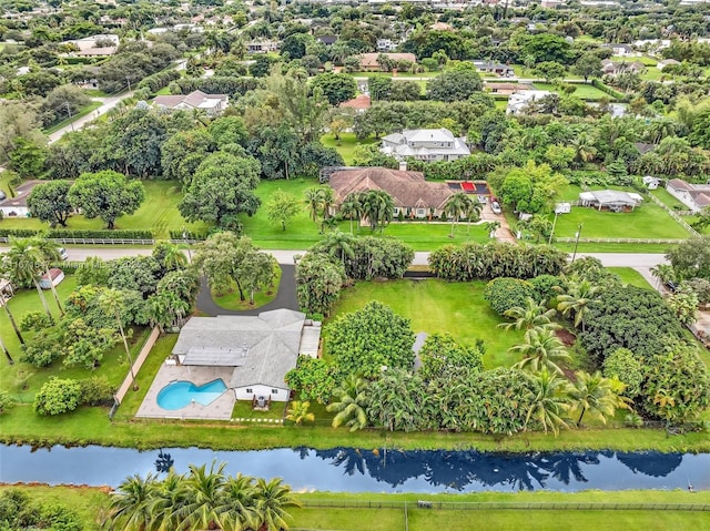 11811 NW 5th Ct, Plantation, FL 33325 - aerial perspective of suburban area with a pool and a large body of water