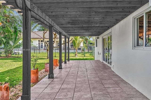 11811 NW 5th Ct, Plantation, FL 33325 - view of patio with french doors