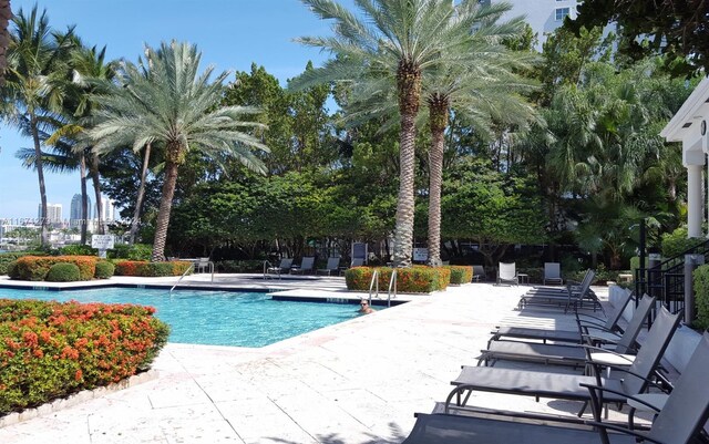 pool featuring a patio