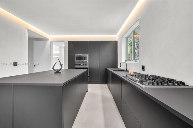 kitchen featuring stainless steel appliances and sink