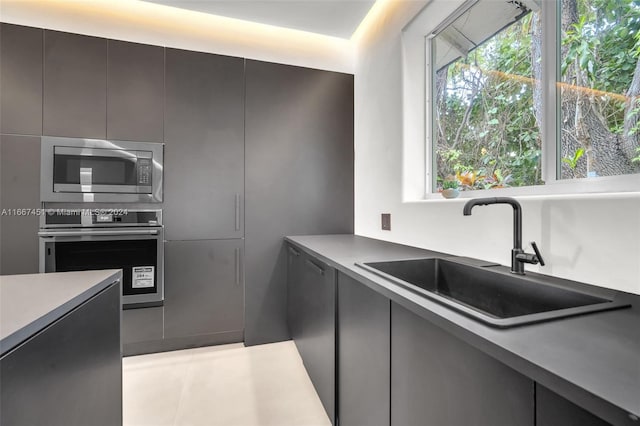 kitchen featuring sink and stainless steel appliances