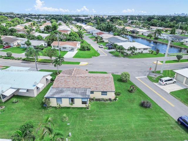 4701 Mainland Dr, Tamarac, FL 33319 - aerial perspective of suburban area featuring a large body of water
