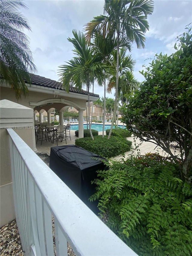 view of patio