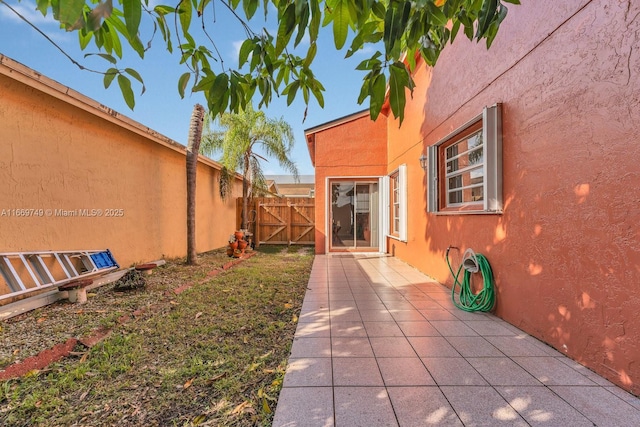 view of yard featuring a patio area