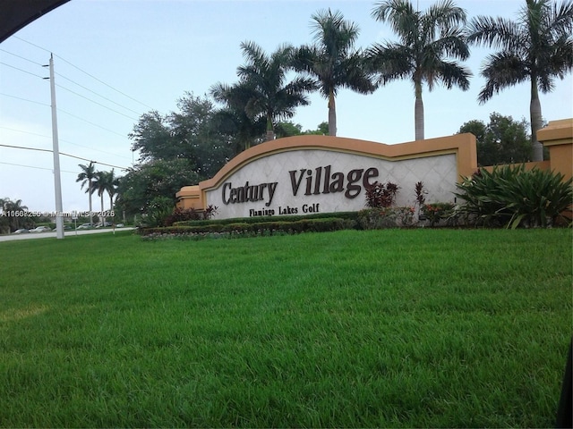701 SW 142nd Ave Unit 104S, Pembroke Pines, FL 33027 - community sign featuring a lawn