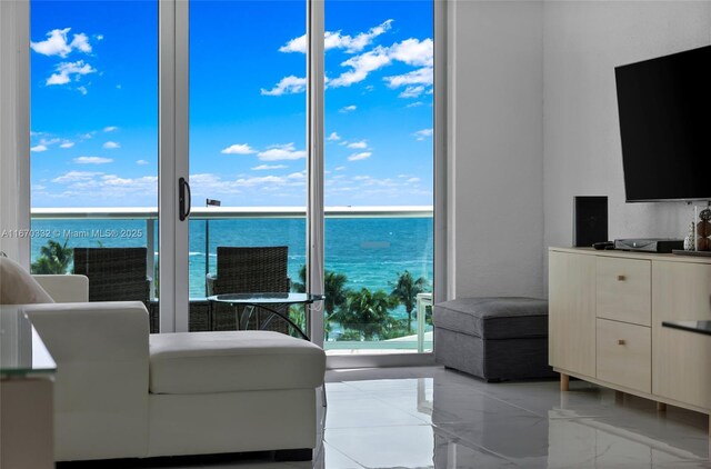 view of unfurnished living room