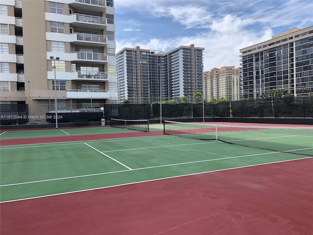 view of sport court featuring basketball court