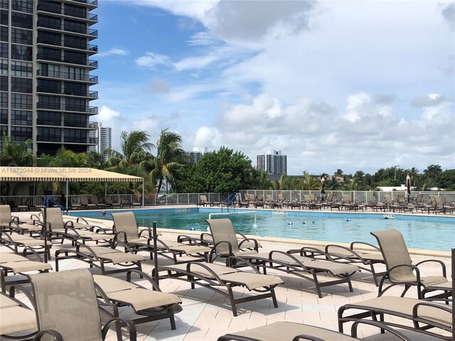 view of swimming pool