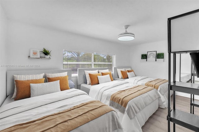 2827 Arthur St, Hollywood, FL 33020 - bedroom featuring light wood-style flooring