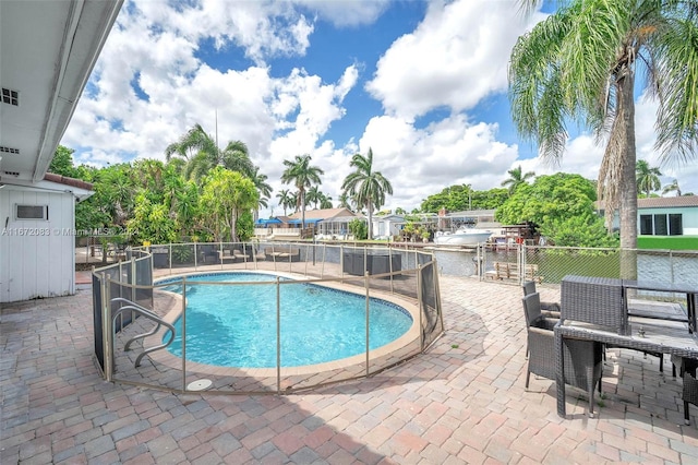 2827 Arthur St, Hollywood, FL 33020 - view of swimming pool featuring a patio