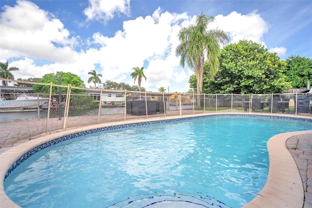 view of pool