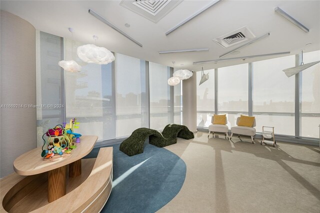 17121 Collins Ave Unit 1103, Sunny Isles Beach, FL 33160 - community lobby featuring a wall of windows