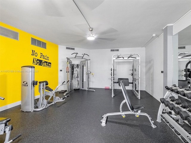 view of exercise room