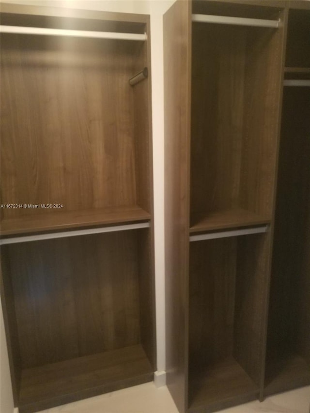 view of closet