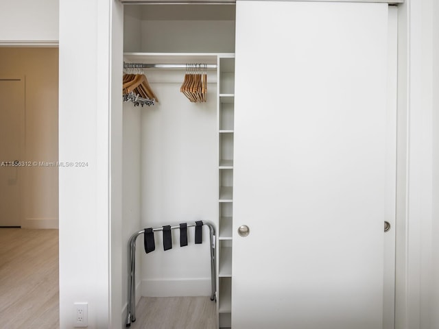 view of closet