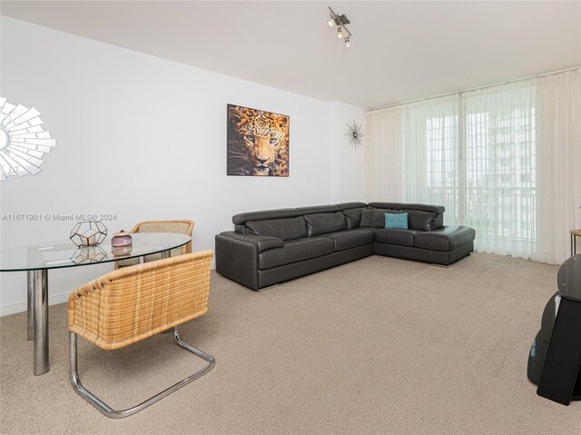 1745 E Hallandale Beach Blvd Unit 1804W, Hallandale Beach, FL 33009 - living area with carpet