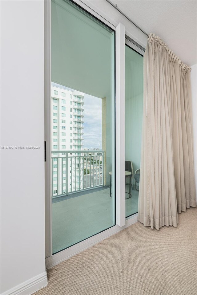 1745 E Hallandale Beach Blvd Unit 1804W, Hallandale Beach, FL 33009 - interior space featuring baseboards and carpet flooring