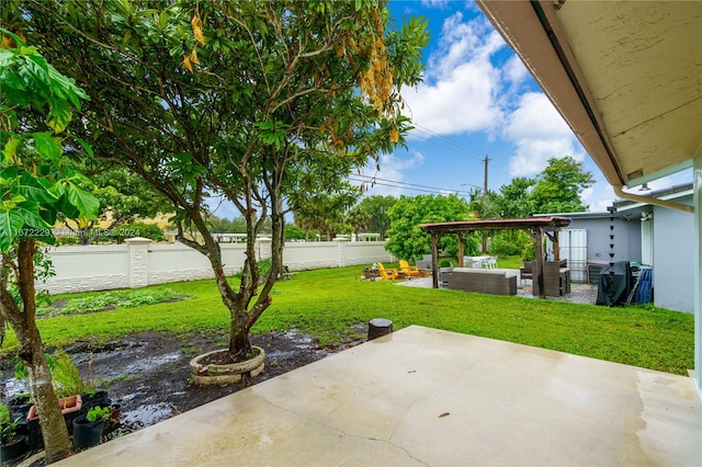 view of patio / terrace with outdoor lounge area