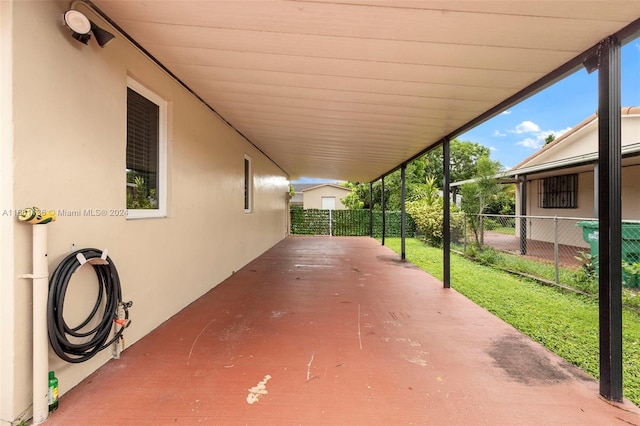 view of patio