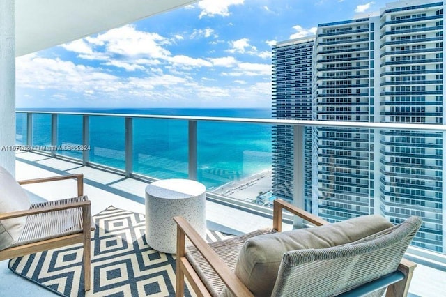 4111 S Ocean Dr Unit 3007, Hollywood, FL 33019 - balcony with a water view