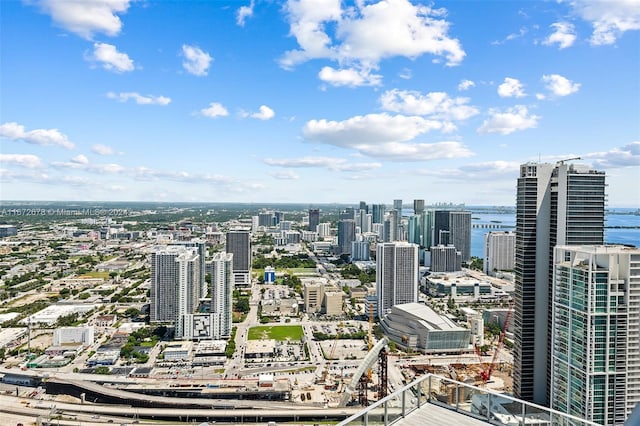 city view featuring a water view