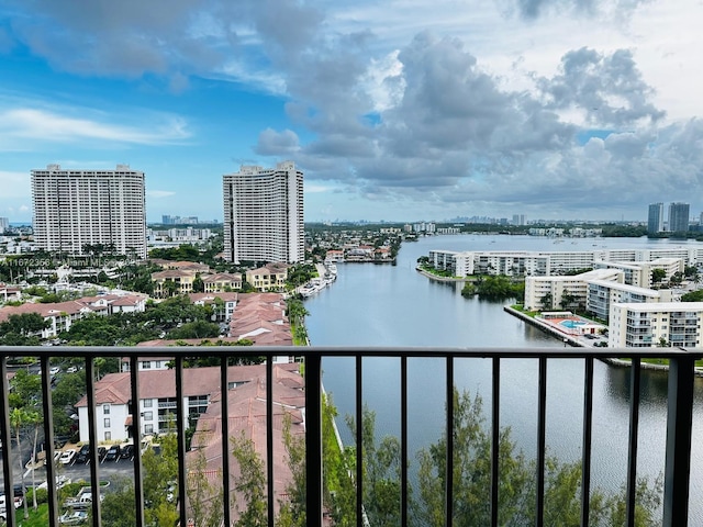 property view of water