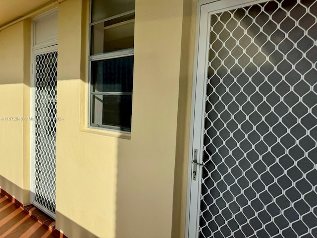 view of property exterior featuring elevator