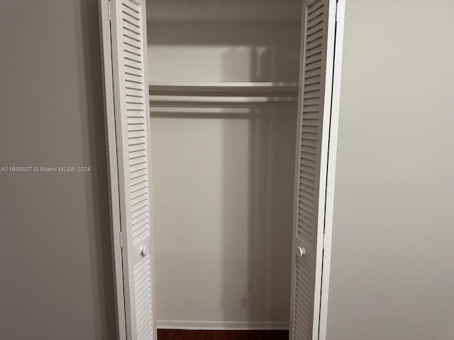 view of closet