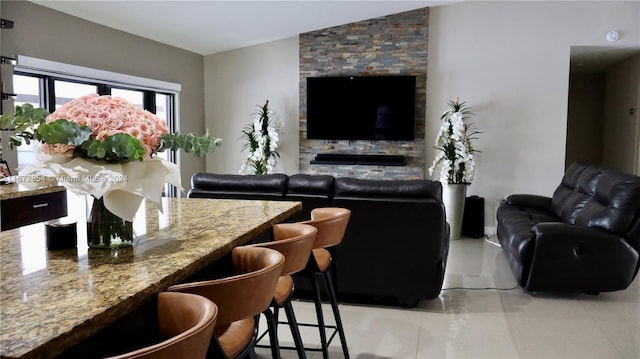 20461 SW 320th St, Homestead, FL 33030 - living room with light tile patterned floors