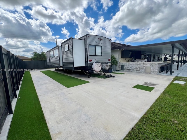 20461 SW 320th St, Homestead, FL 33030 - rear view of property with a patio area