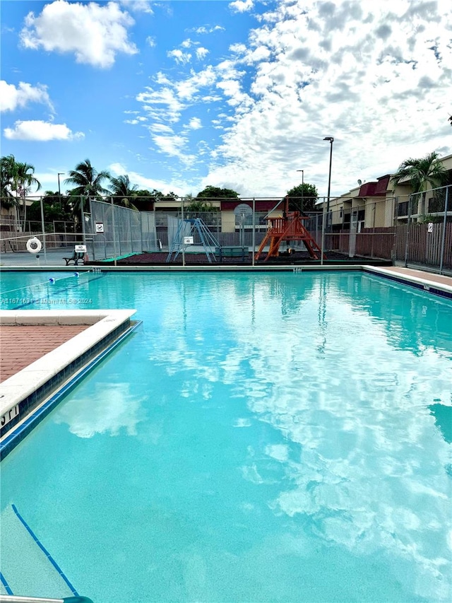 view of swimming pool