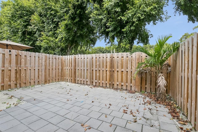 view of patio