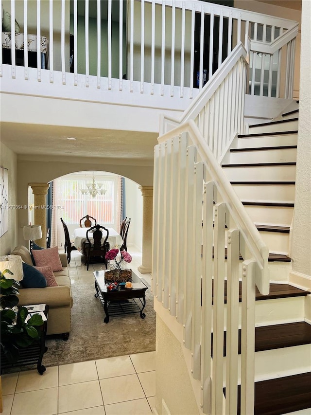 interior space featuring an outdoor living space