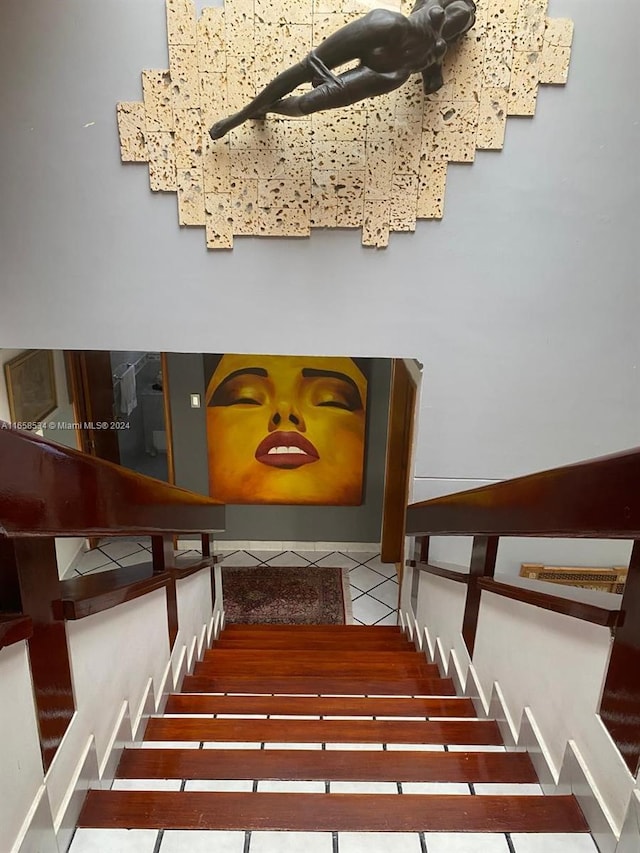 94-93 59 Cra, Barranquilla, FL 80001 - stairs featuring tile patterned floors