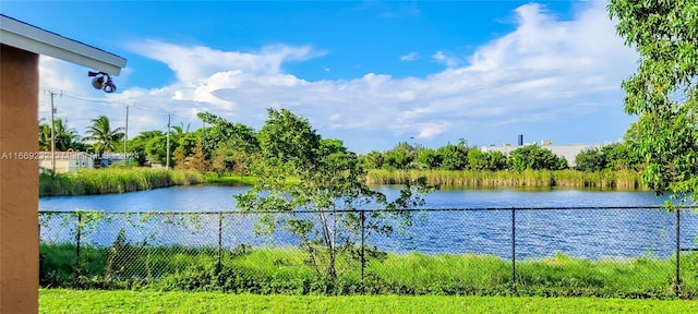 view of water feature