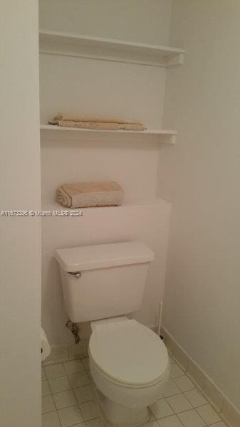 3204 Glenmoor Dr Unit 3204, West Palm Beach, FL 33409 - bathroom with tile patterned floors and toilet