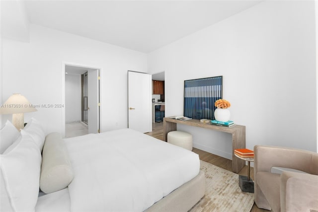 2678 Tigertail Ave Unit 1504B, Miami, FL 33133 - bedroom with light wood-type flooring
