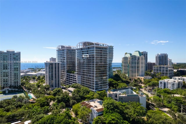 2678 Tigertail Ave Unit 1504B, Miami, FL 33133 - city view featuring a nearby body of water