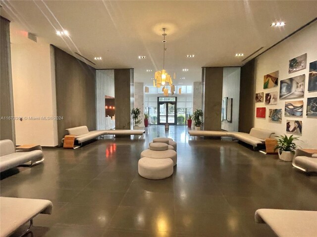 1600 NE 1st Ave Unit 2502, Miami, FL 33132 - community lobby featuring recessed lighting