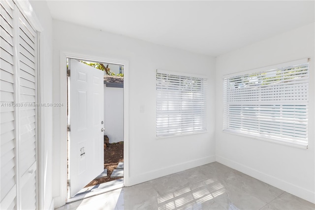 interior space featuring plenty of natural light