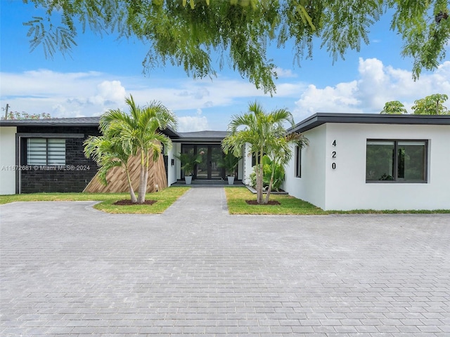 view of ranch-style home