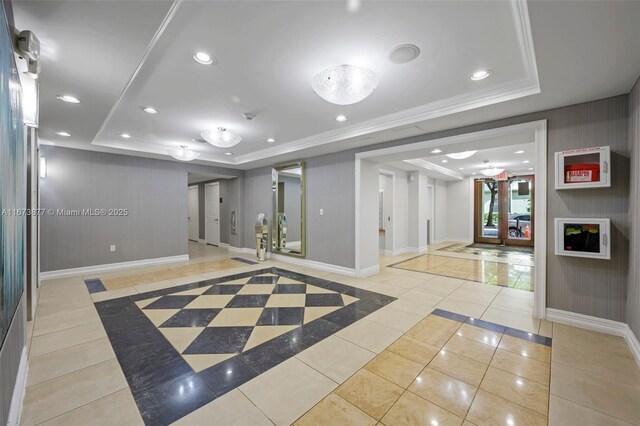 doorway to property with french doors