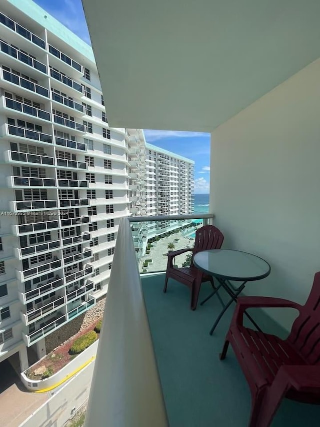 3801 S Ocean Dr Unit 9W, Hollywood, FL 33019 - view of balcony