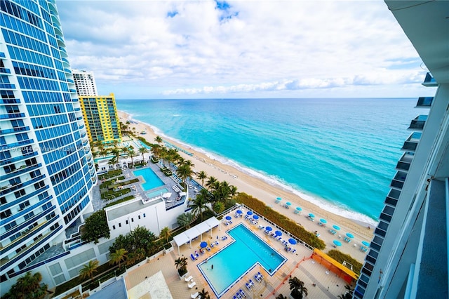 2751 S Ocean Dr Unit 1802S, Hollywood, FL 33019 - water view with a view of the beach